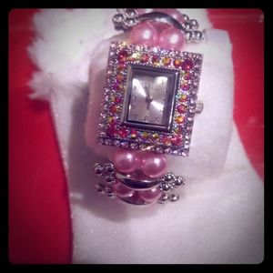 Hugo Boss Posh Pink Cuff Watch